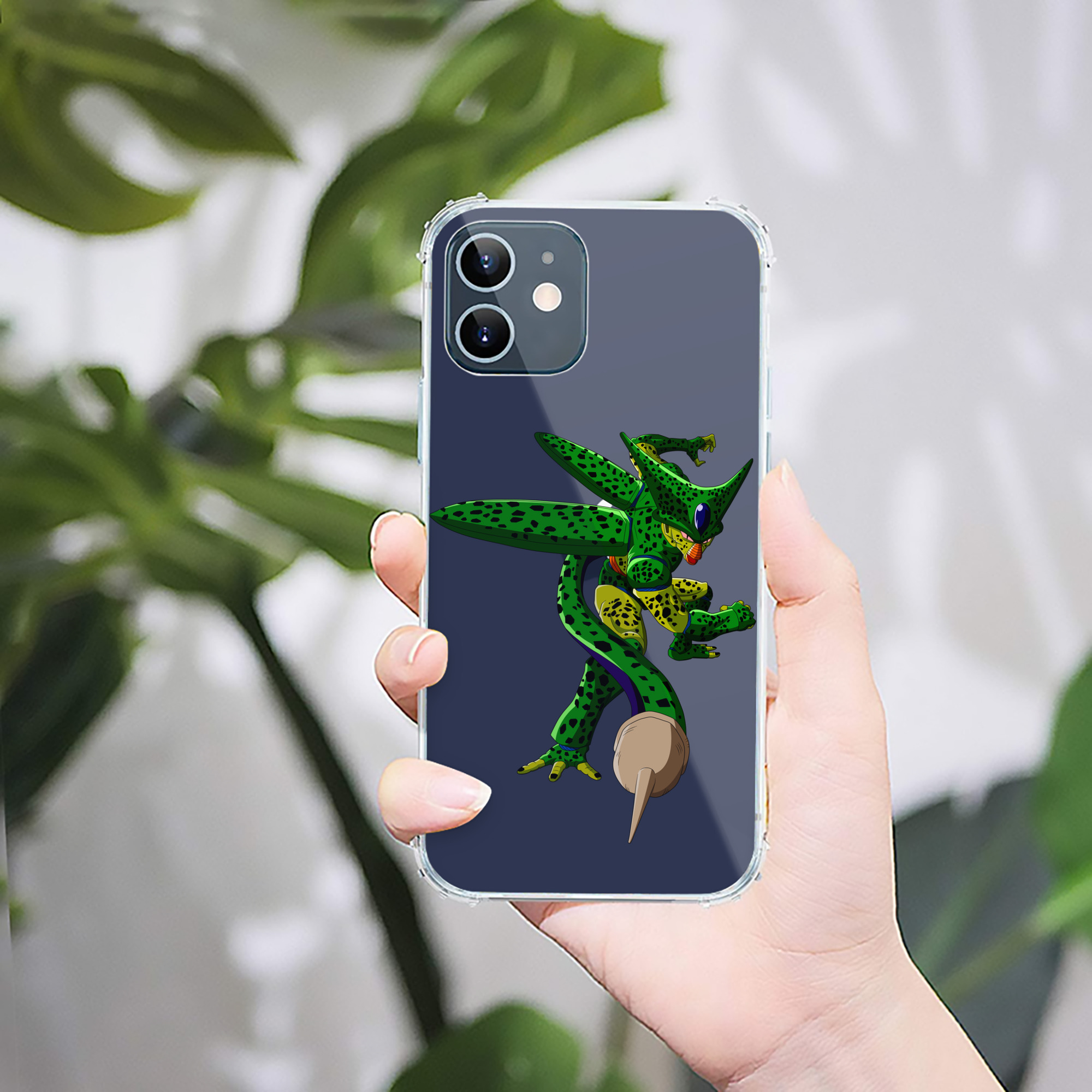 （画像用） ドラゴンボール セル DRAGON BALL Cell 【iPhone 12シリーズ対応】透明スマホケース（クリアソフトケース）